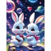 Puzzle 1000 pièces : Lapins amoureux - Yazz puzzle