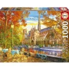 Puzzle 1000 pièces : L'Automne À Notre Dame - Educa
