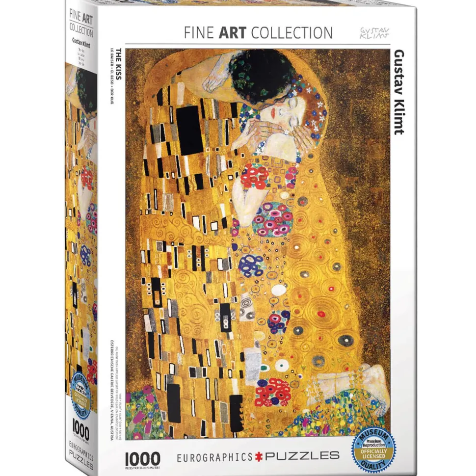 Puzzle 1000 pièces : Le baiser, Gustav Klimt - Eurographics