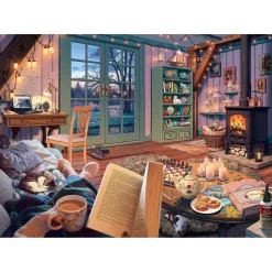 Puzzle 1000 pièces : Le cabanon cosy - Ravensburger