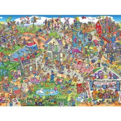 Puzzle 1000 pièces : Le chaos de la Saint-Jean - Gibsons