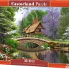 Puzzle 1000 pièces : Le cottage de la rivière - Castorland