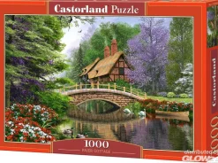 Puzzle 1000 pièces : Le cottage de la rivière - Castorland