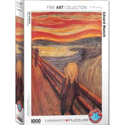 Puzzle 1000 pièces : Le cri, Edvard Munch - Eurographics