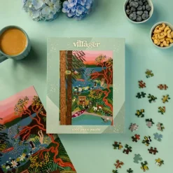 Puzzle 1000 pièces : Île de Salt Spring par Anja Jane - Villager Puzzles