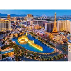 Puzzle 1500 pièces : Le fabuleux Las Vegas - Castorland
