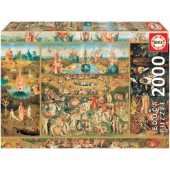 Puzzle 2000 pièces : Le jardin des délices - Educa