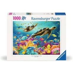 Puzzle 1000 pièces - Le monde sous-marin bleu - Ravensburger