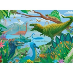 Puzzle 200 pièces : Le Paradis des Dinosaures - Sentosphère