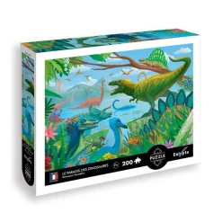 Puzzle 200 pièces : Le Paradis des Dinosaures - Sentosphère
