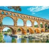 Puzzle 1000 pièces : Le pont du Gard, Des racines et des ailes - Nathan