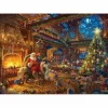 Puzzle 1000 pièces : Le Père Noël et ses lutins - Schmidt