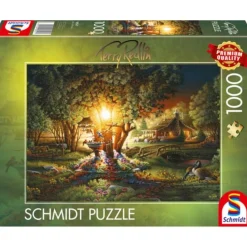 Puzzle 1000 pièces : Le printemps étincelle - Terry Redlin - Schmidt