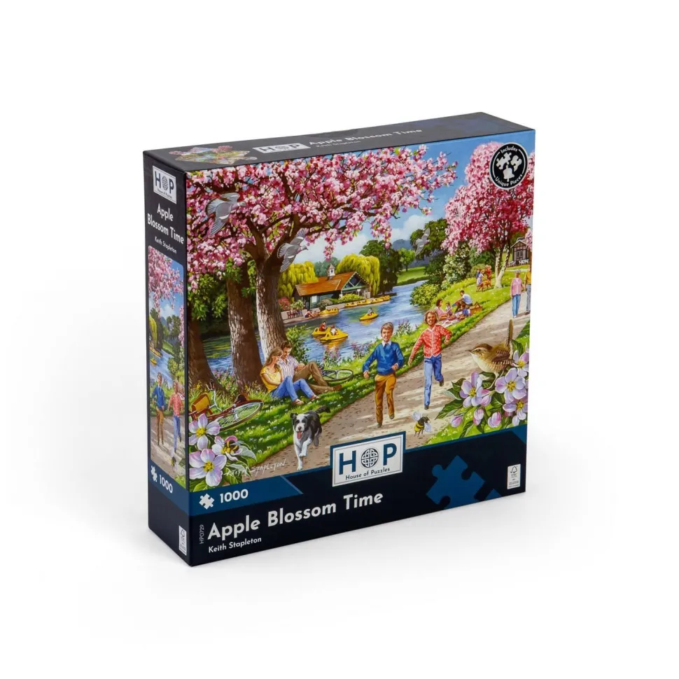 Puzzle 1000 pièces : Le temps des pommiers en fleurs - The House Of Puzzle