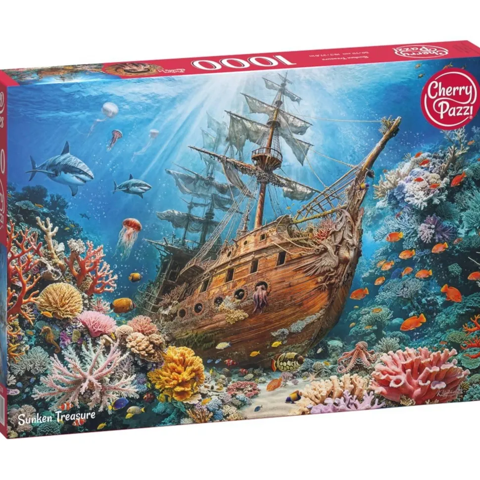 Puzzle 1000 pièces : Le Trésor englouti - CherryPazzi
