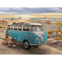 Puzzle 1000 pièces : Le vanne Volskwagen amour et espoir - Eurographics