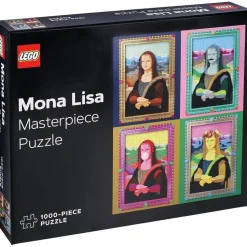 Puzzle 1000 pièces : LEGO Masterpiece - Mona Lisa - LEGO ®