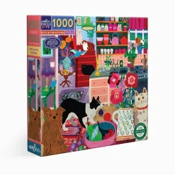 Puzzle 1000 pièces : Les animaux de la cuisine - Eeboo