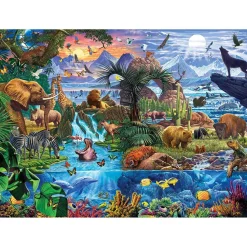 Puzzle 5000 pièces : Les animaux du monde - Eurographics
