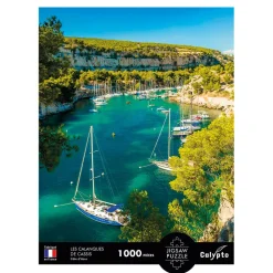 Puzzle 1000 pièces : Les Calanques de Cassis, Côte d'Azur - Sentosphère