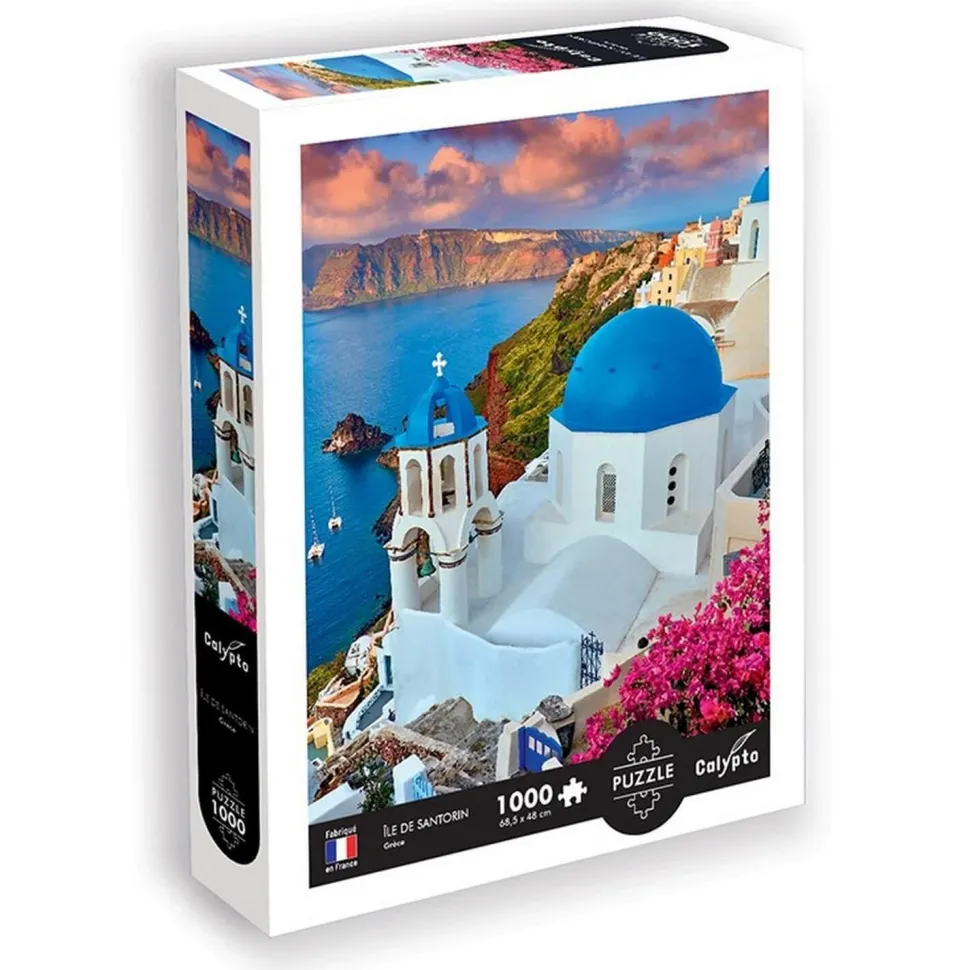 Puzzle 1000 pièces : Îles de Santorin, Grèce - Sentosphère
