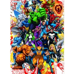 Puzzle 500 pièces : Les héros de Marvel - Educa