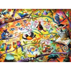 Puzzle 1000 pièces : Les oiseaux affairés / Dean MacAdam - Ravensburger
