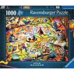 Puzzle 1000 pièces : Les oiseaux affairés / Dean MacAdam - Ravensburger