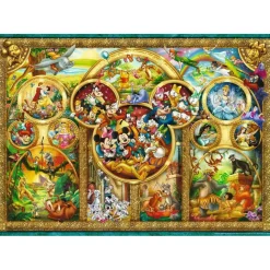 Puzzle 1000 pièces : Les plus beaux thèmes Disney - Ravensburger