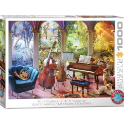 Puzzle 1000 pièces : Les Quatre Saisons par Angelo Bonito - Eurographics