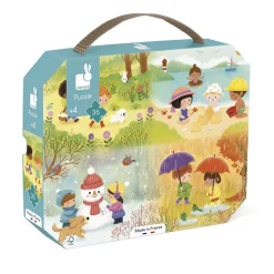 Puzzle 36 pièces : Les Saisons - Janod