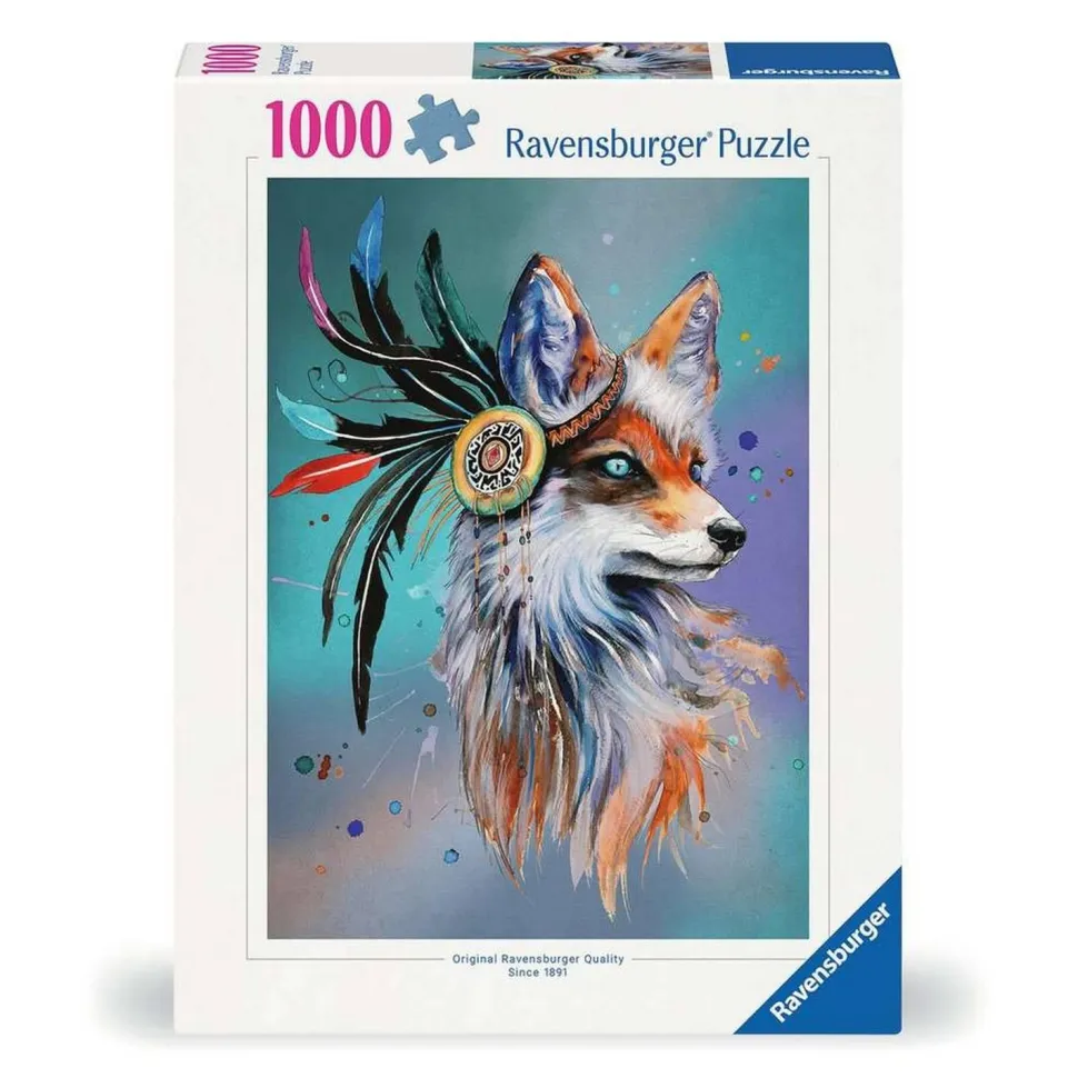 Puzzle 1000 pièces : L'esprit du renard - Ravensburger