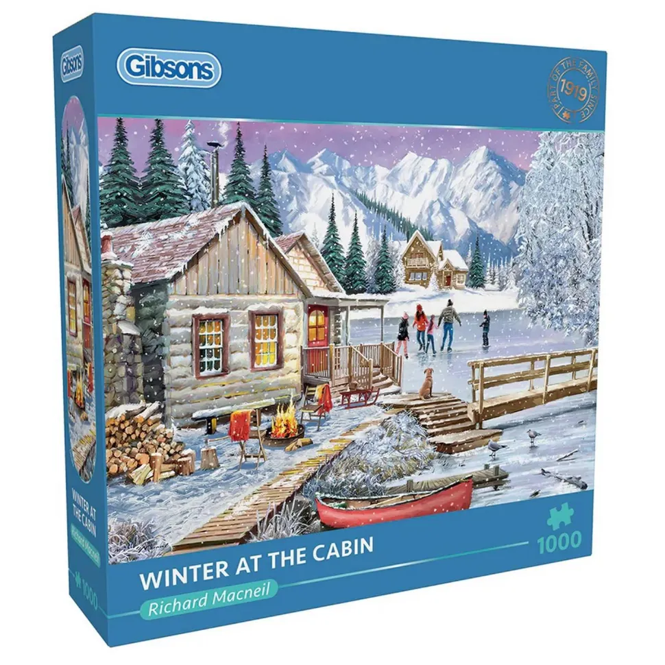 Puzzle 1000 pièces : L'hiver à la cabane - Gibsons