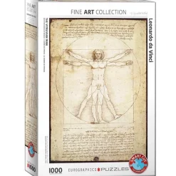Puzzle 1000 pièces : L'homme de Vitruve - Eurographics