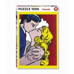Puzzle 1000 pièces : Lichtenstein - Kiss III - Piatnik