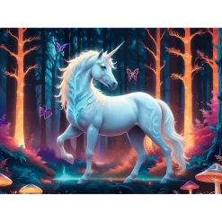 Puzzle 1000 pièces : Licorne Mystique - Trefl
