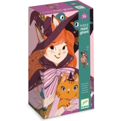 Puzzle 36 pièces - Lily la sorcière + 1 miniature - Djeco