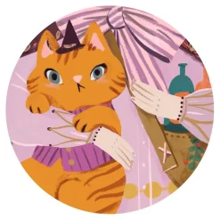 Puzzle 36 pièces - Lily la sorcière + 1 miniature - Djeco