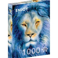 Puzzle 1000 pièces : Lion étoilé - EnjoyPuzzle