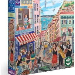 Puzzle 1000 pièces : Lisbonne - Eeboo