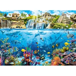 Puzzle 1500 pièces : L'île aux pirates - Castorland