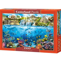 Puzzle 1500 pièces : L'île aux pirates - Castorland