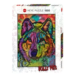 Puzzle 1000 pièces : L'âme du loup - Heye