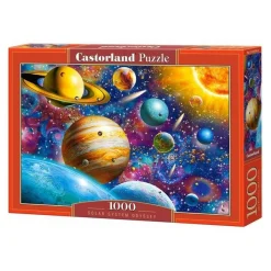 Puzzle 1000 pièces : L'odyssée du Système Solaire - Castorland