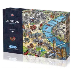 Puzzle 1000 pièces : London Landmarks - Gibsons