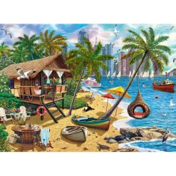 Puzzle 1000 pièces : L'été dans la ville - Castorland