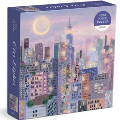 Puzzle 1000 pièces : Lumières de la ville - Galison