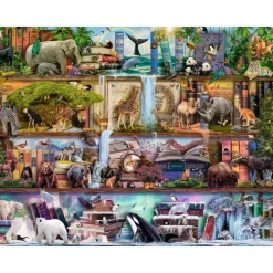 Puzzle 2000 pièces : Magnifique monde animal - Ravensburger