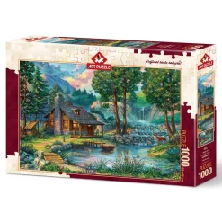Puzzle 1000 pièces : Maison de conte de fées - Art Puzzle