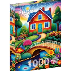 Puzzle 1000 Pièces : Maison des Couleurs - EnjoyPuzzle